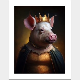 Royal Portrait of a Pig Posters and Art